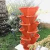 Nada Vertical Planter – 6 Tiers with Base & Ganache Nada Vertical Planter – 6 Tiers with Base & Ganache