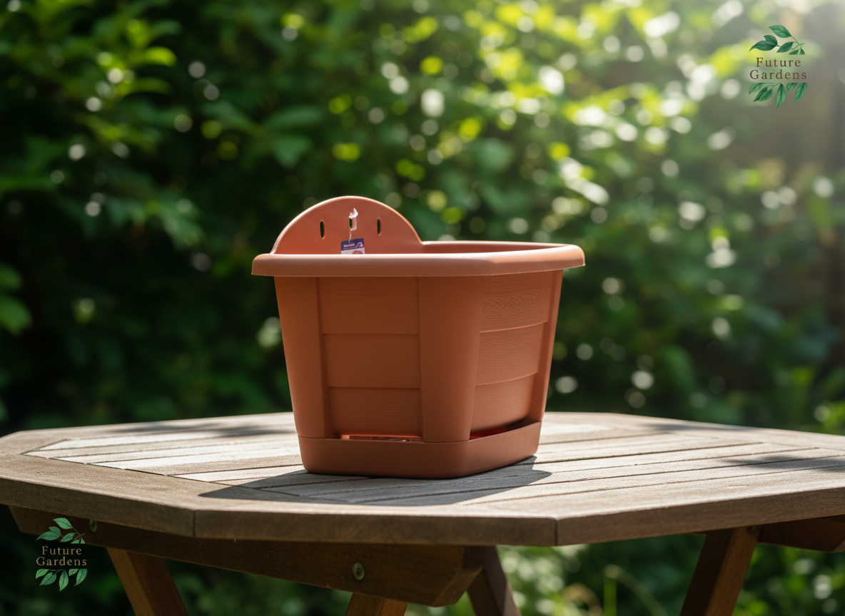Triangular Hanging Pot – 27cm Triangular Hanging Pot – 27cm - الصورة 4