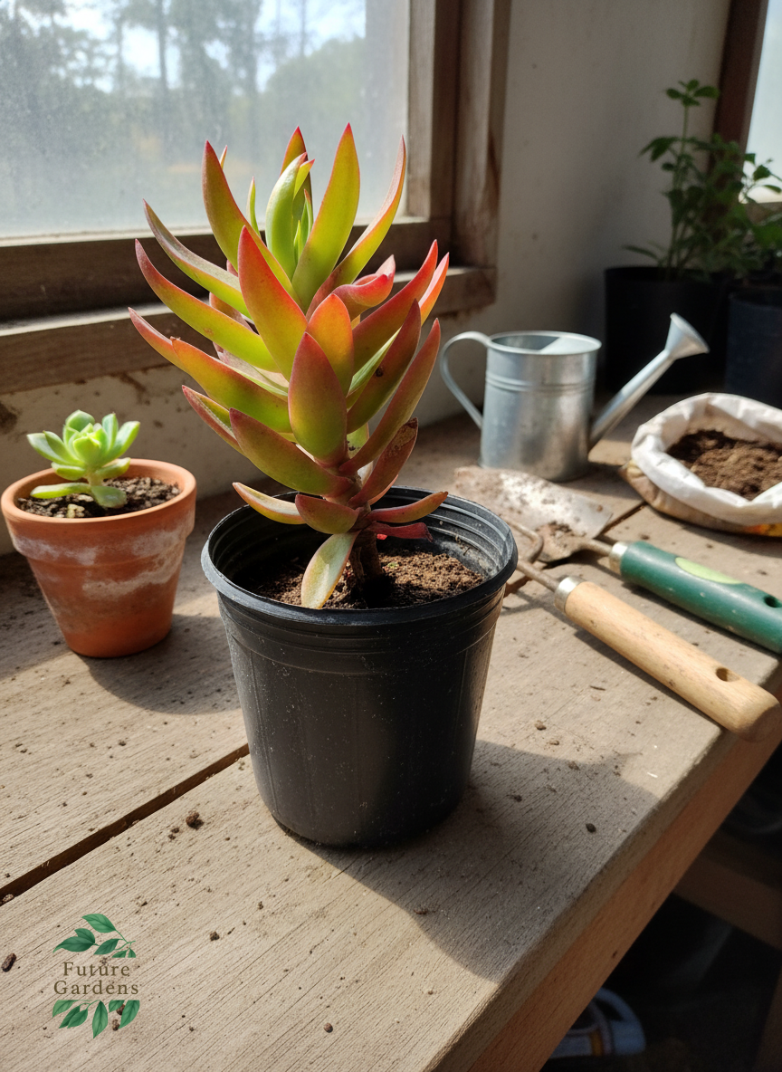 Small-Head Crassula – Pot 10 cm Small-Head Crassula – Pot 10 cm - الصورة 2