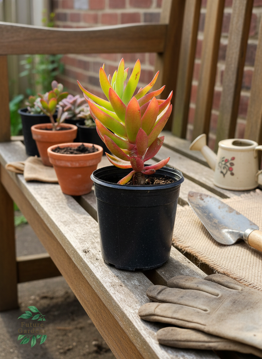 Small-Head Crassula – Pot 10 cm Small-Head Crassula – Pot 10 cm - الصورة 5