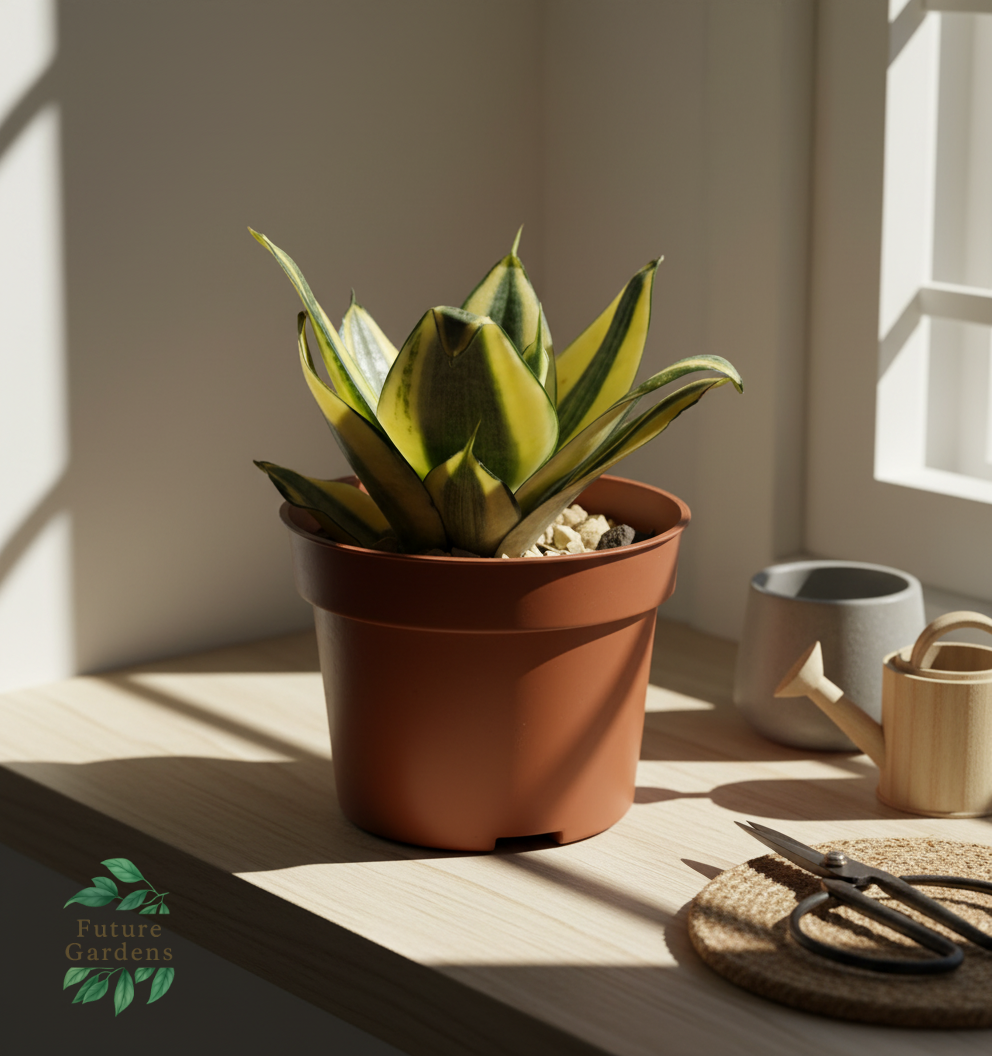 Yellow Snake Plant (Sansevieria) – Pot 12 cm Yellow Snake Plant (Sansevieria) – Pot 12 cm - الصورة 5