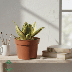 Yellow Snake Plant (Sansevieria) – Pot 12 cm yellow snake plant sansevieriapot 12 cm