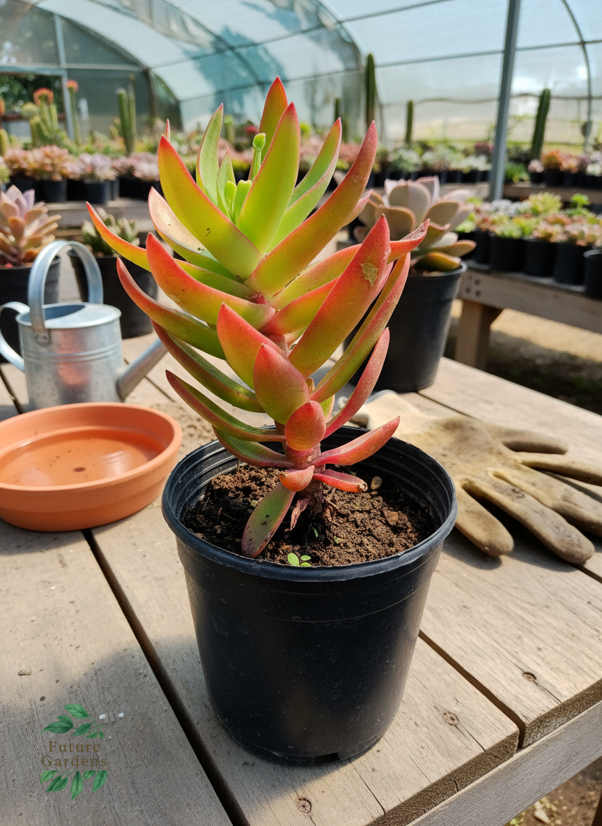 Small-Head Crassula – Pot 10 cm Small-Head Crassula – Pot 10 cm - الصورة 4