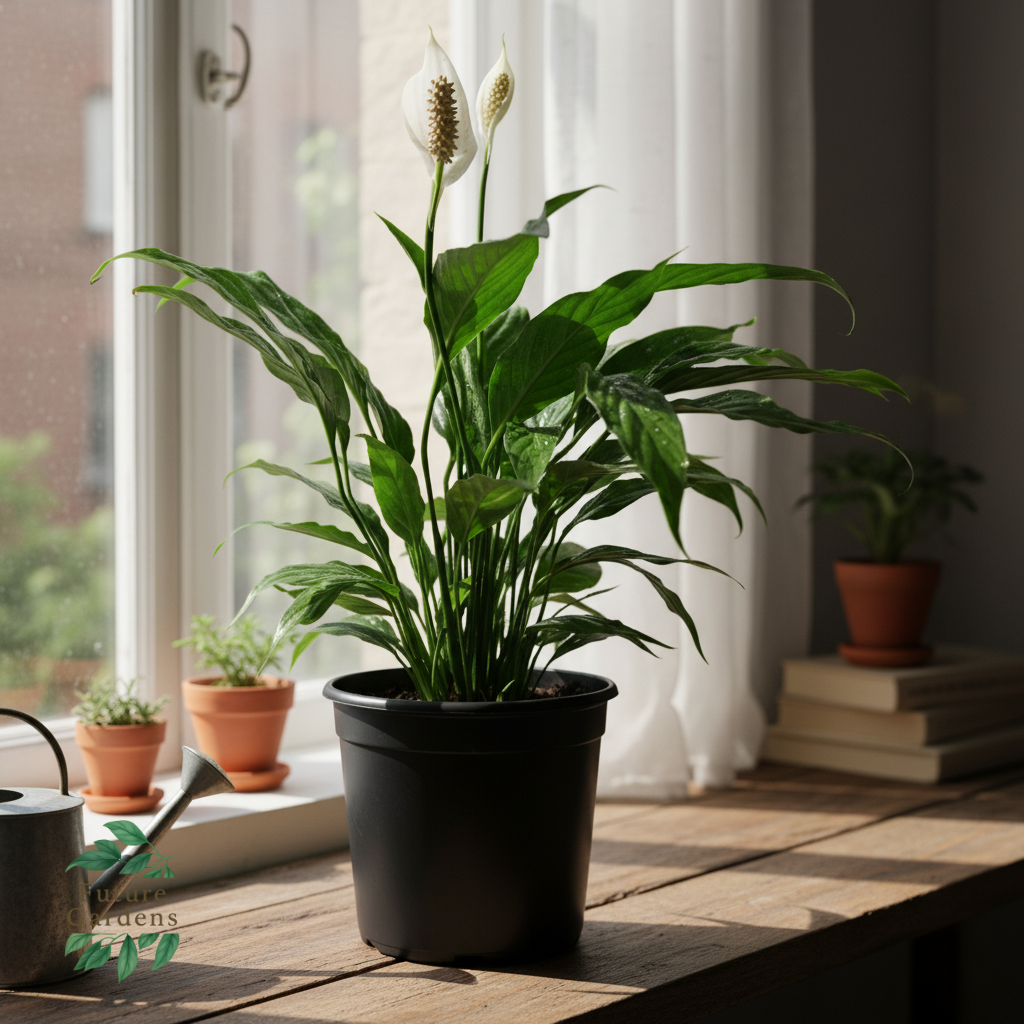 White Tradescantia Pot 20cm – Variegated Hanging Plant White Tradescantia Pot 20cm – Variegated Hanging Plant - Image 3