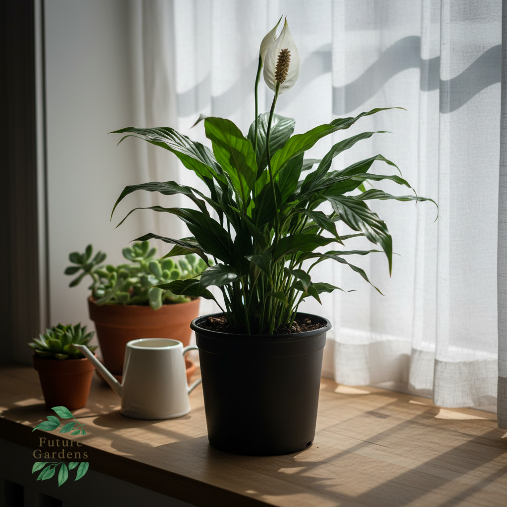 White Tradescantia Pot 20cm – Variegated Hanging Plant White Tradescantia Pot 20cm – Variegated Hanging Plant - Image 4