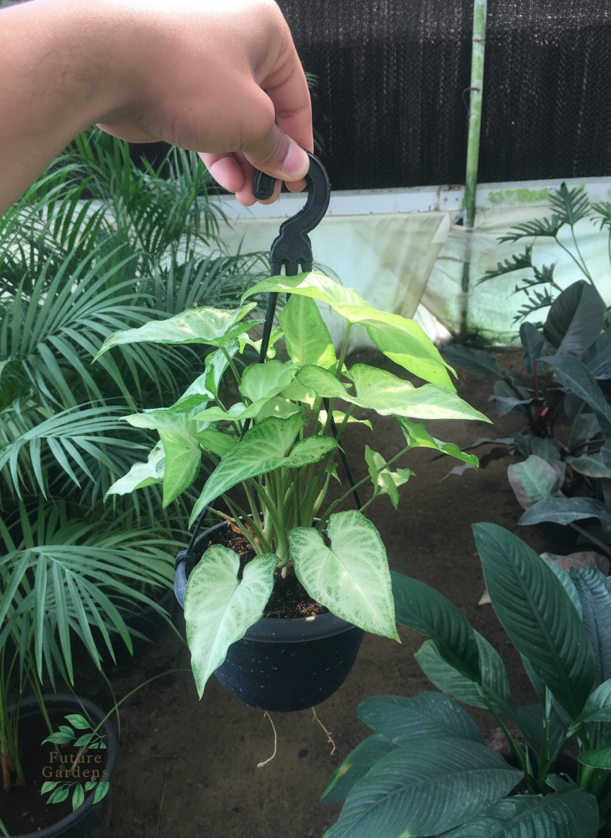 Syngonium 15cm Pot – Arrowhead Plant for Indoor Elegance سنجنيوم pot 15cm